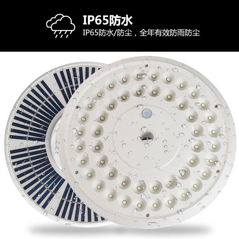 Ultra-Bright 48 LED Solar Flagpole & Outdoor Tent Light (Weatherproof)