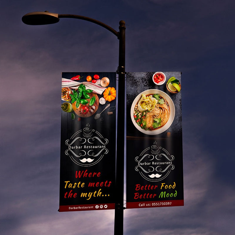 Outdoor P5 Solar Digital Billboard & Street Light LED Screen (Waterproof IP65)
