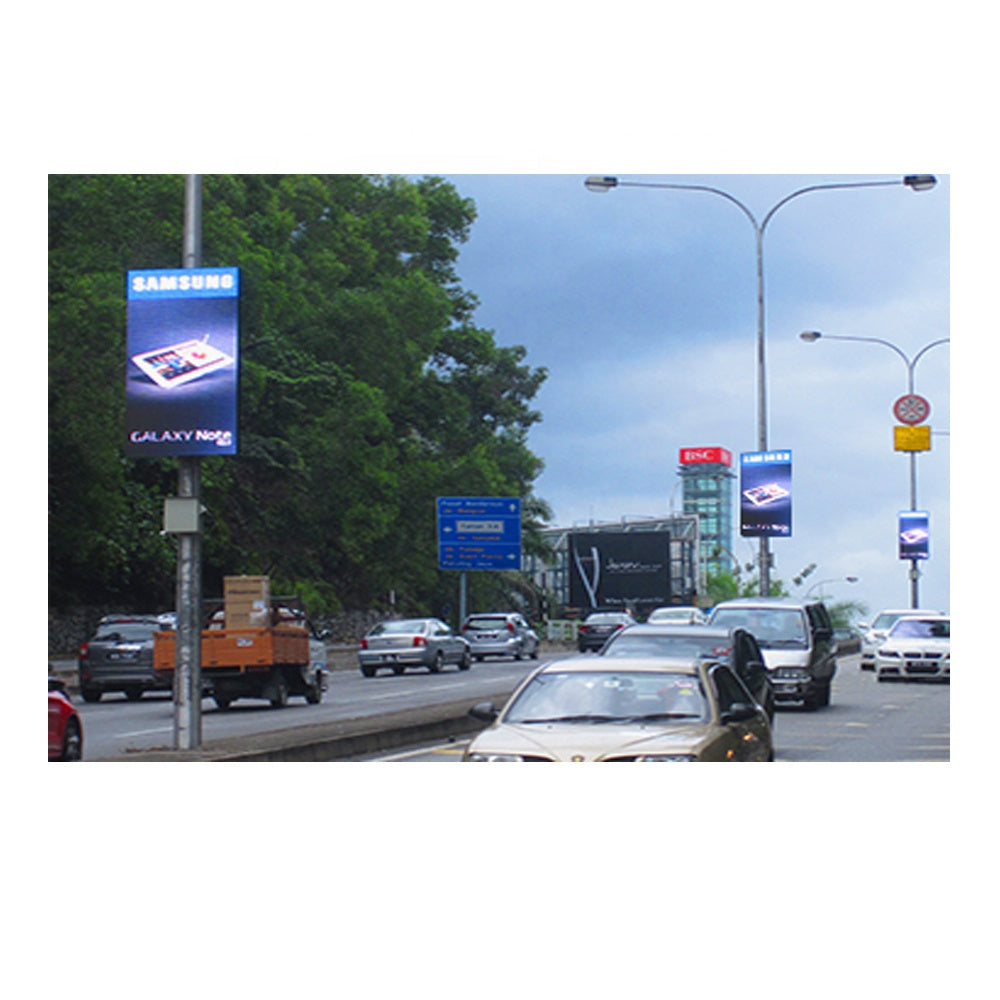 Outdoor P5 Solar Digital Billboard & Street Light LED Screen (Waterproof IP65)