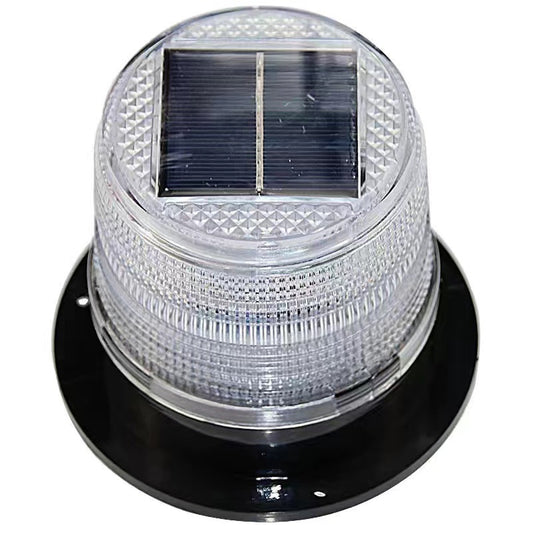 Solar LED Magnetic Strobe Warning Light – Emergency Car Roof & Traffic Beacon