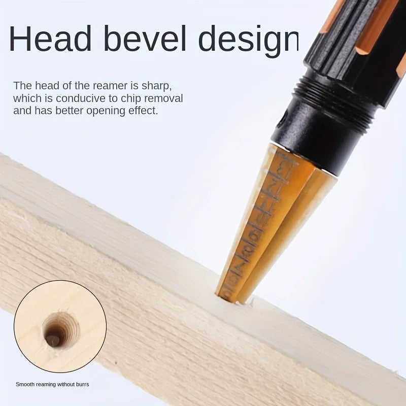 Reamer Drill Bit Set for Woodworking, Model Making, and DIY Crafts