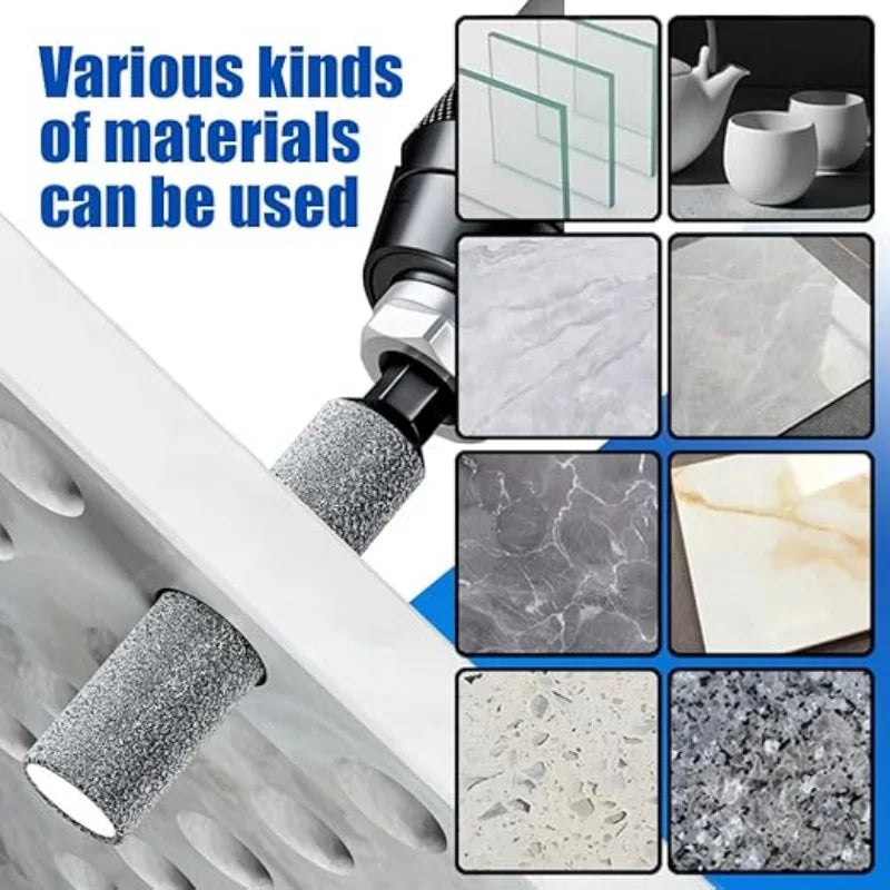 Diamond Drill Bits - 5/6/8/10/12/14/16mm, 1/4 Hex Shank, Diamond Core Drill Bit for Ceramic,Granite,Tile,Glass,Marble,Brick,etc