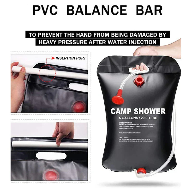 20L Foldable Solar Shower Bag-4