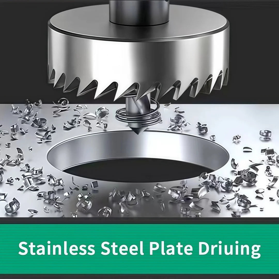 Drill bit, high-speed steel, suitable for handheld electric drills/woodworking/metal hole cutting machine electric tools