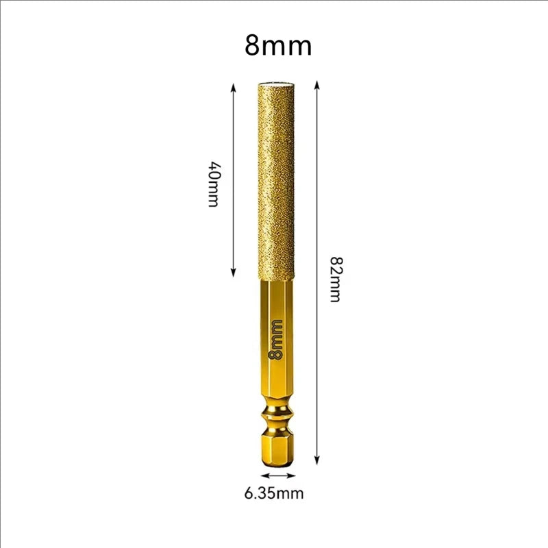 Diamond Core Bits Hex Shank Dry Drilling for Ceramic Tile Granite Marble Hole Saw Tile Cutting Tool Set