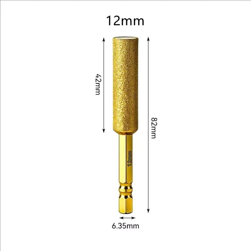 Diamond Core Bits Hex Shank Dry Drilling for Ceramic Tile Granite Marble Hole Saw Tile Cutting Tool Set