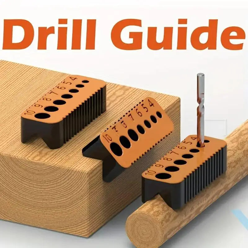 Drill Guide For 4/5/6/7/8/9/10mm Holes Drill Bit DIY Drill Jig Block Joints Tool Multifunctional Precision Accessory