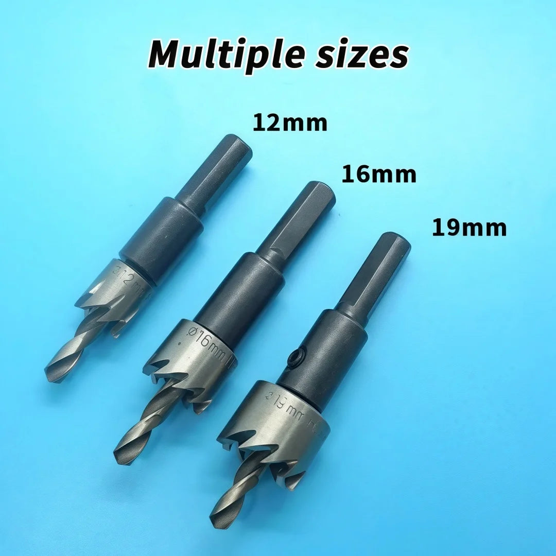 Drill bit, high-speed steel, suitable for handheld electric drills/woodworking/metal hole cutting machine electric tools