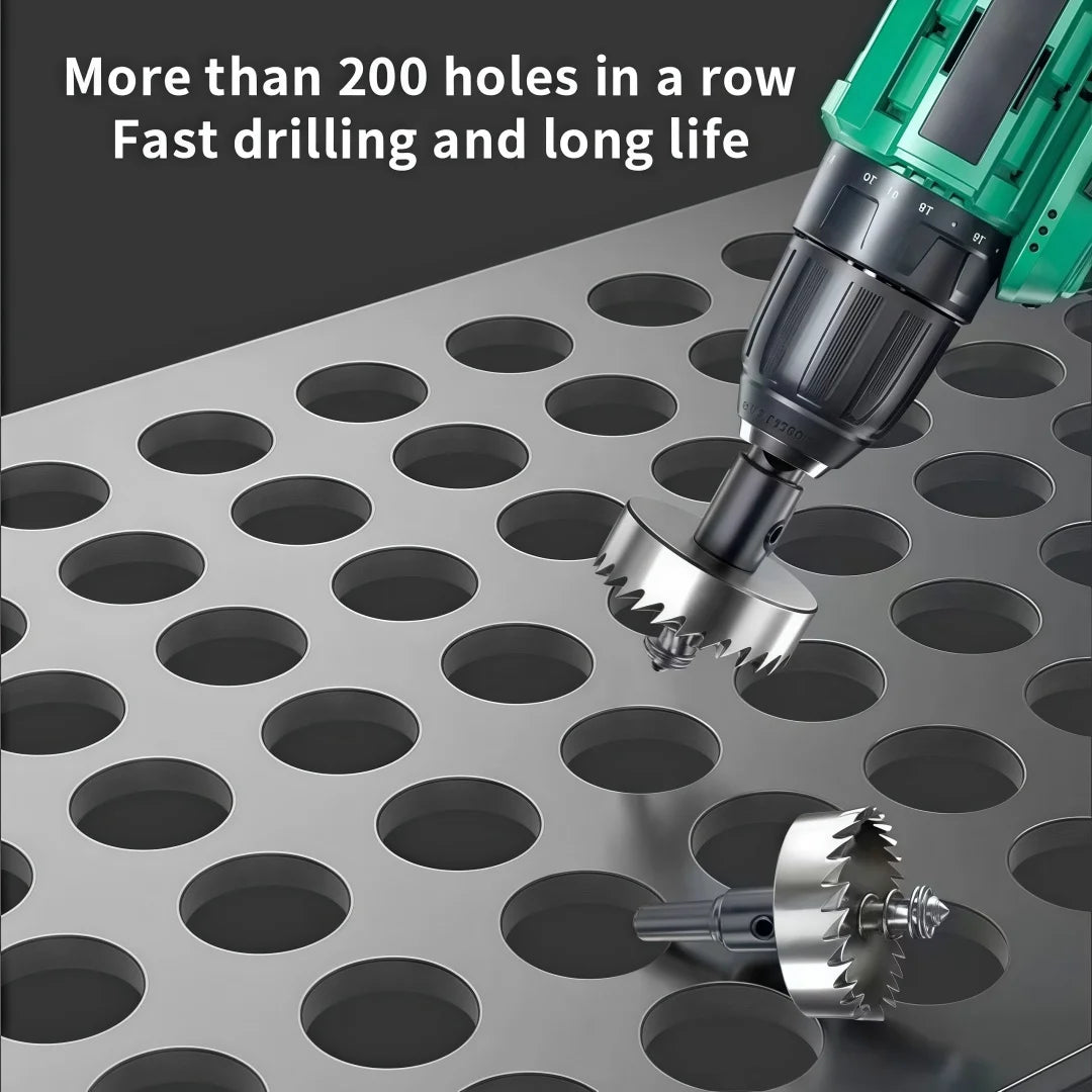 Drill bit, high-speed steel, suitable for handheld electric drills/woodworking/metal hole cutting machine electric tools