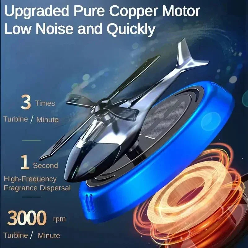 Solar Aircraft Car Decoration Ornament-1