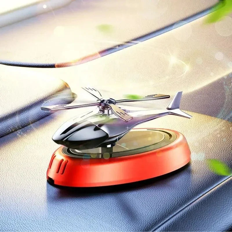 Solar Aircraft Car Decoration Ornament-2