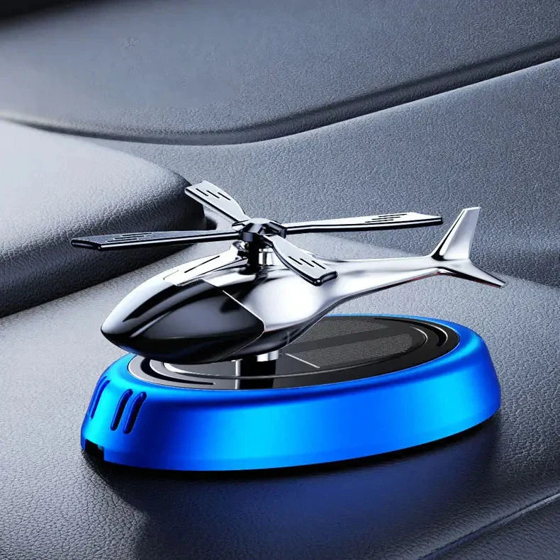Solar Aircraft Car Decoration Ornament-5