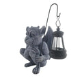 Solar Gargoyle Statue Outdoor Garden Decor Figurine-0