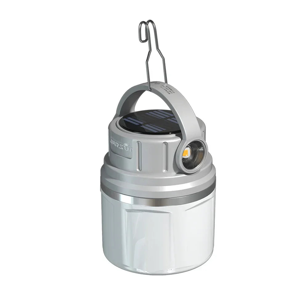 1100 Lumen Solar Rechargeable Camping Lamp Light-0