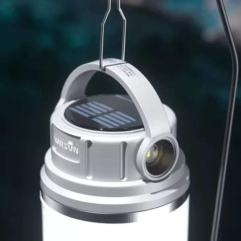 1100 Lumen Solar Rechargeable Camping Lamp Light-4