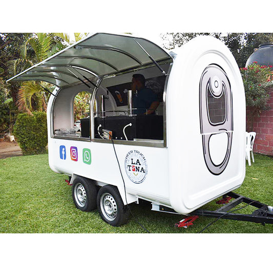 Solar-Powered Mobile Food Trailer & Ice Cream Cart (FR300)