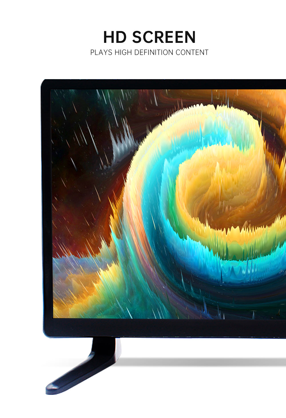 SOLARUN™ Off-Grid HD Solar DC TV (12V) – 24" & 32" Low Power Consumption