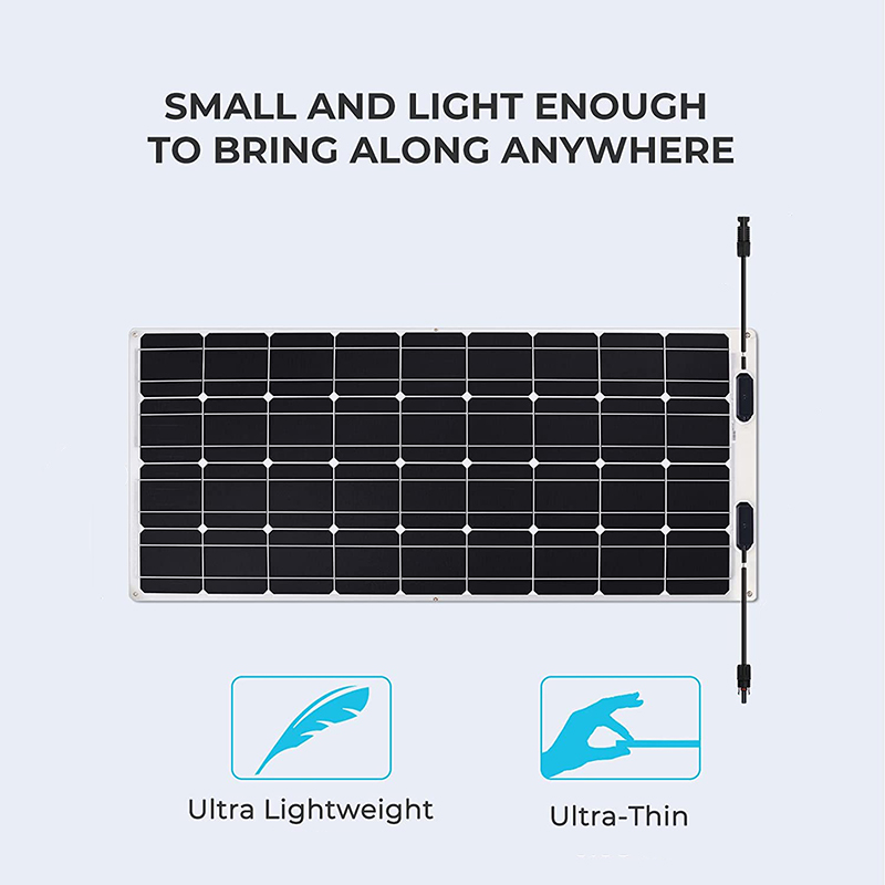 Ultra-Flexible Monocrystalline Solar Panel (20W–600W) – High-Efficiency Photovoltaic Module