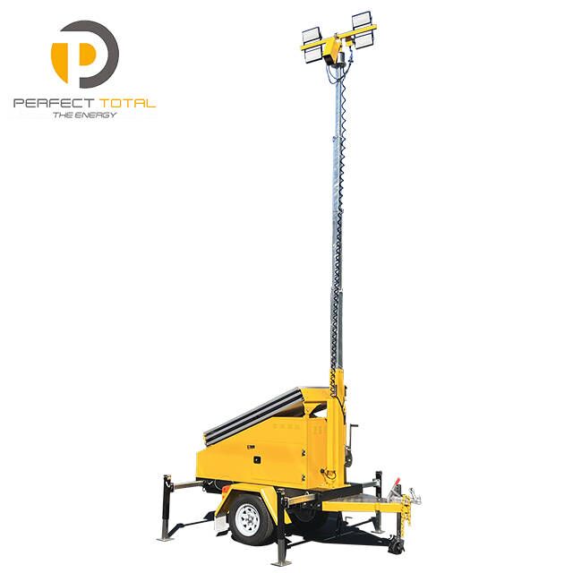 USA Standard Mobile Solar Surveillance & Monitoring Trailer Tower
