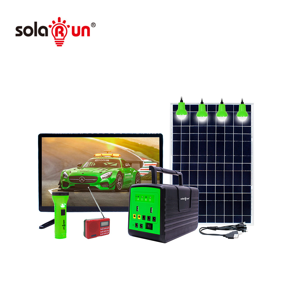 SOLARUN™ Off-Grid HD Solar DC TV (12V) – 24" & 32" Low Power Consumption