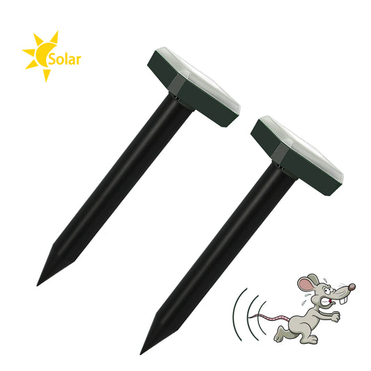 Solar-Powered Ultrasonic Snake & Pest Repeller Stake