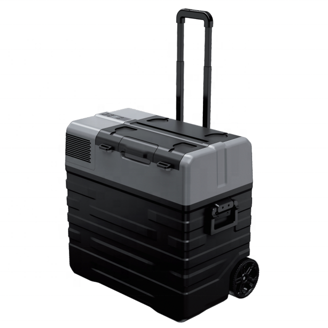 45L Portable Dual-Zone Compressor Car Fridge Freezer – 12V/24V DC, Solar & Battery Ready