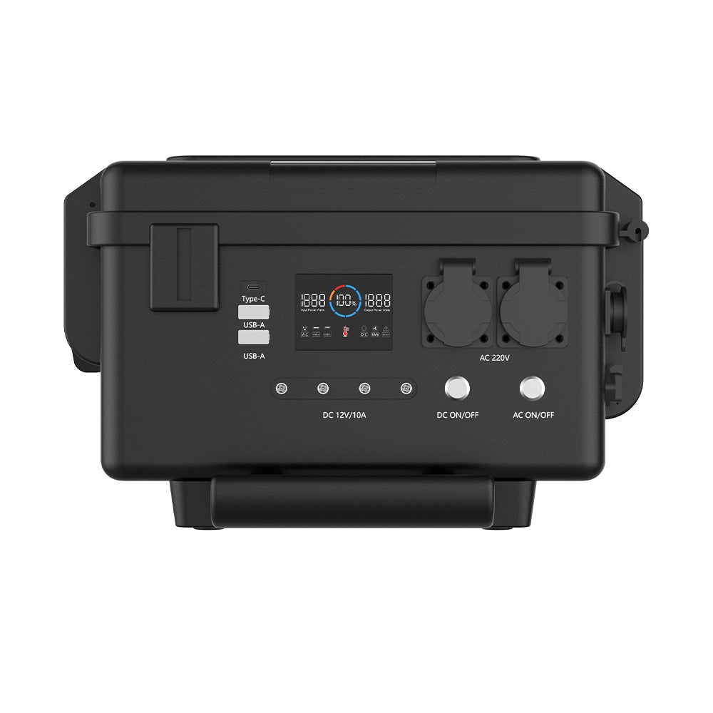HS3000 Portable Power Station | 3000W Pure Sine Wave & 3584Wh LiFePO4 Battery Solar Generator