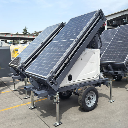 Atlas Copco Mobile Solar LED Light Tower HiLight MS 5