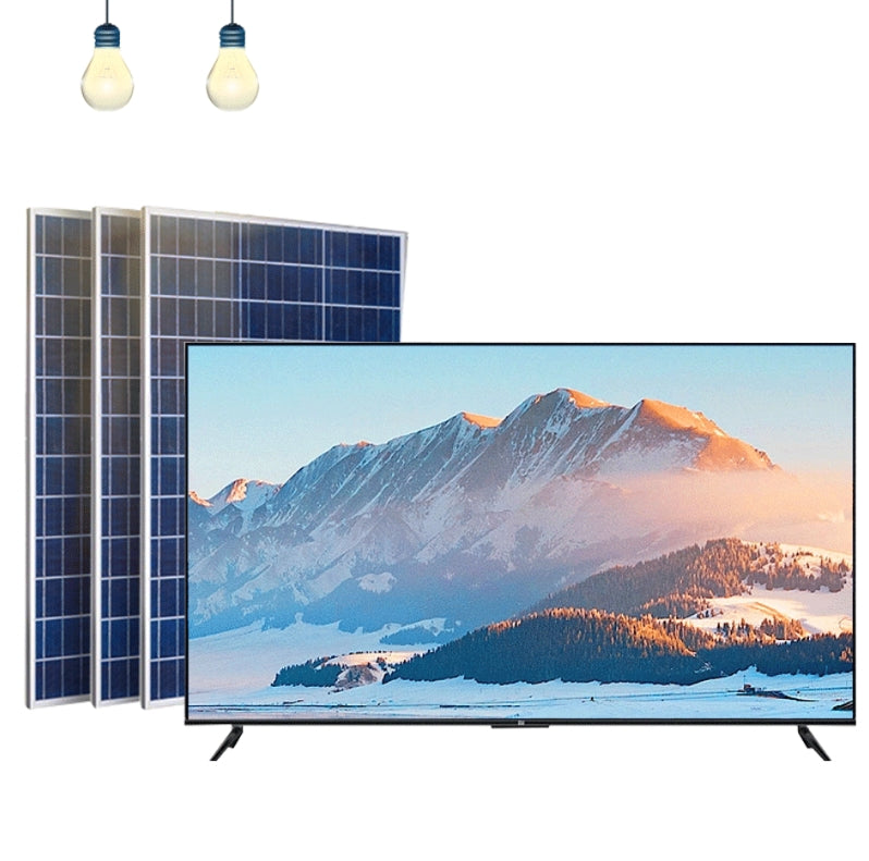 Demax 32" Solar DC Smart Digital TV Set (12V / 272Wh Battery + 40W Solar Panel Included)