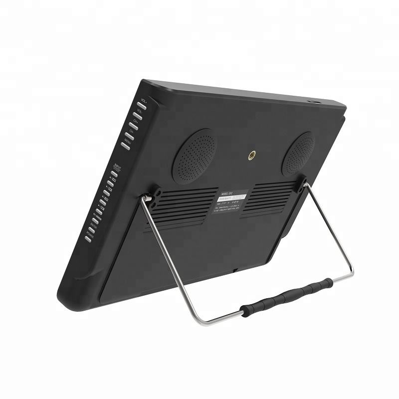 14" Portable Digital TV with Built-in Battery & Solar/12V DC Input