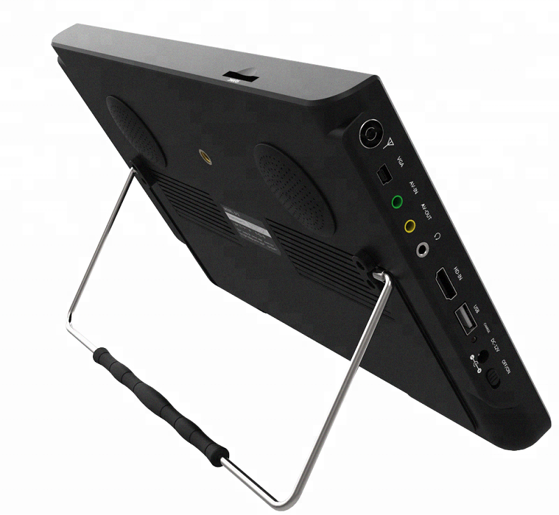 14" Portable Digital TV with Built-in Battery & Solar/12V DC Input