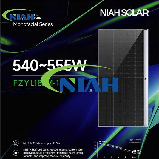 550W N-Type TOPCon Monocrystalline High-Efficiency Solar Panel