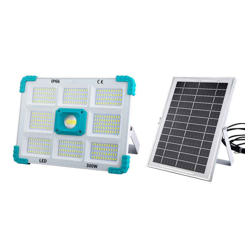 UltraBright 300W Solar LED Floodlight & Work Light | Heavy-Duty Outdoor Lighting (IP66 Waterproof)