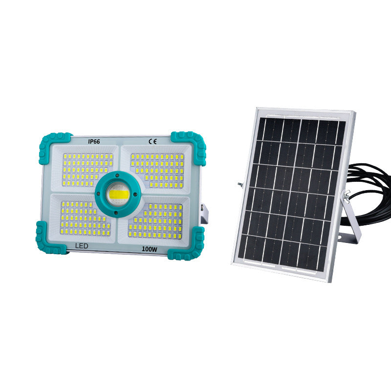 UltraBright 300W Solar LED Floodlight & Work Light | Heavy-Duty Outdoor Lighting (IP66 Waterproof)
