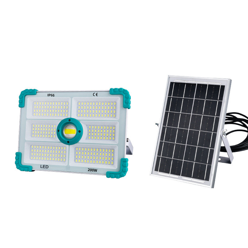 UltraBright 300W Solar LED Floodlight & Work Light | Heavy-Duty Outdoor Lighting (IP66 Waterproof)