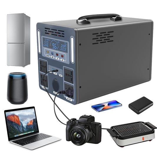 3000W Portable Solar Generator & Power Station (3120Wh LiFePO4 Battery)
