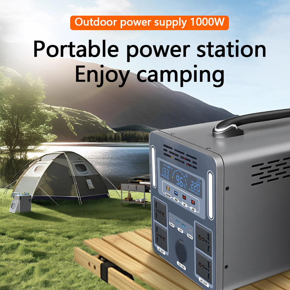 3000W Portable Solar Generator & Power Station (3120Wh LiFePO4 Battery)