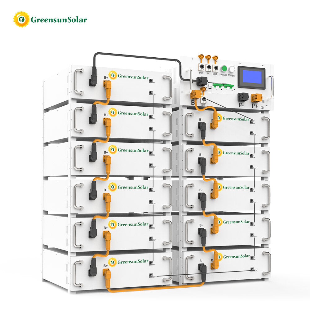 Greensun 51.2V 100Ah LiFePO4 High Voltage Battery – 5.12kWh Stackable Solar Storage Module