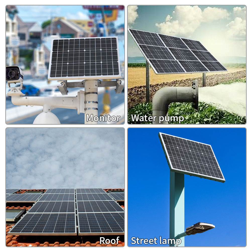 Portable Monocrystalline Solar Panel – Outdoor Mobile & Battery Charger (4W–150W)