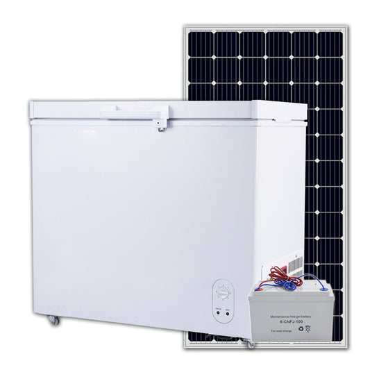 208L Solar Direct DC Chest Freezer (12V/24V/220V Dual AC/DC)