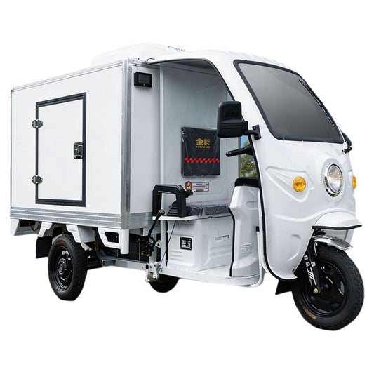 Solar-Powered Mobile Cold Chain Refrigerated Tricycle (1.5m³ / -18°C to 5°C)