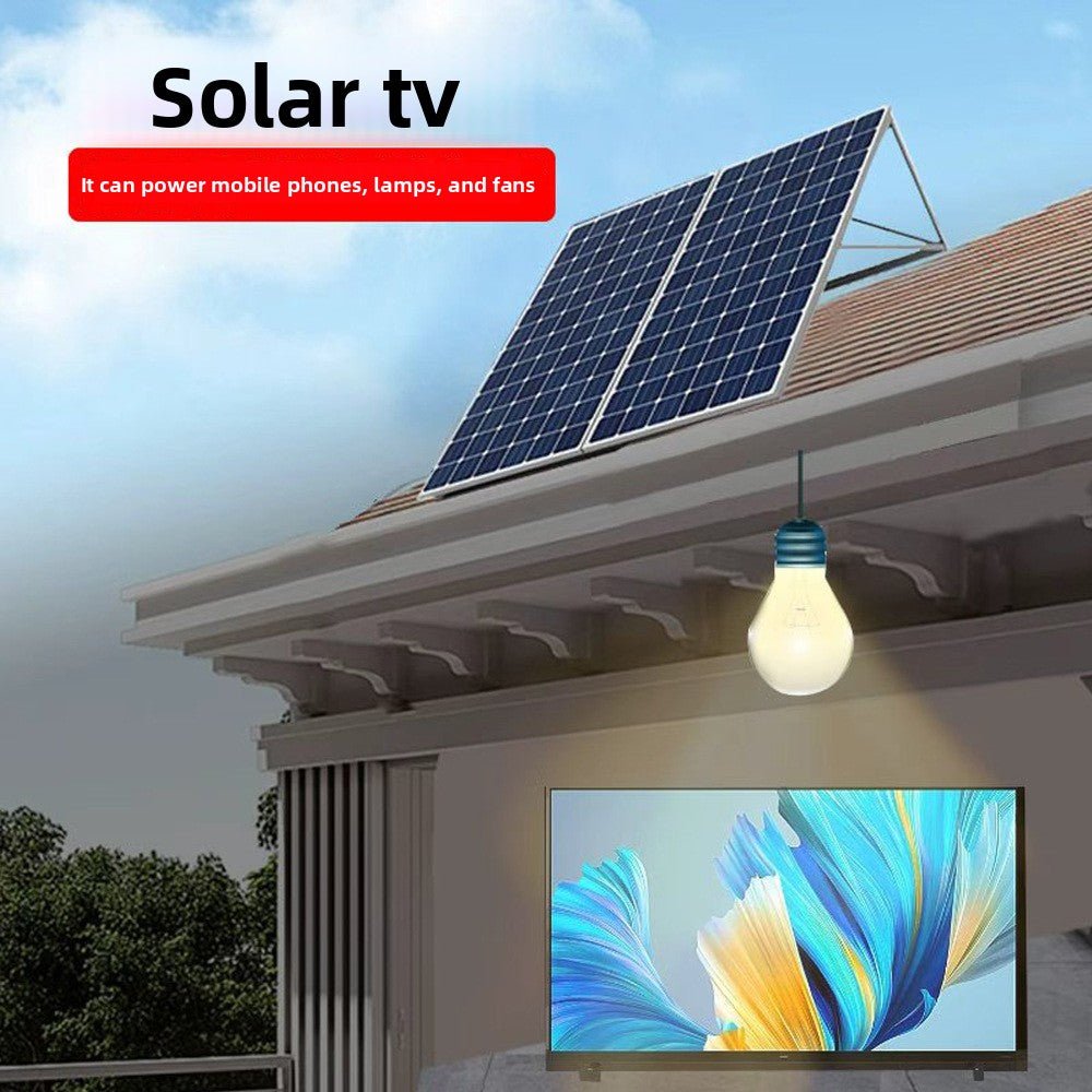 32" Solar-Powered Android Smart TV with Built-in PV Energy Storage