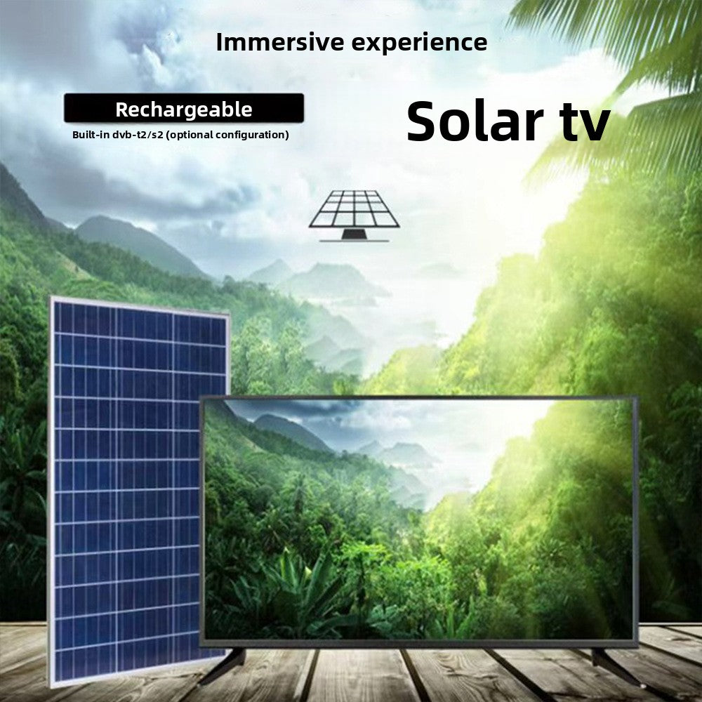 32" Solar-Powered Android Smart TV with Built-in PV Energy Storage