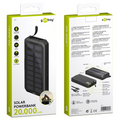 Goobay Solar Fast Charge Baterie externă solară 20000 mAh Negru (53934)-0