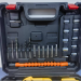 Cordless Electric Hand Drill Tool Kit with Carrying Case