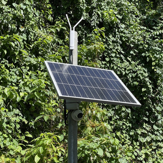 12V 100W All-In-One Solar Energy System Kit (60Ah Lithium Battery & Solar Controller for Outdoor CCTV / Wireless CPE)