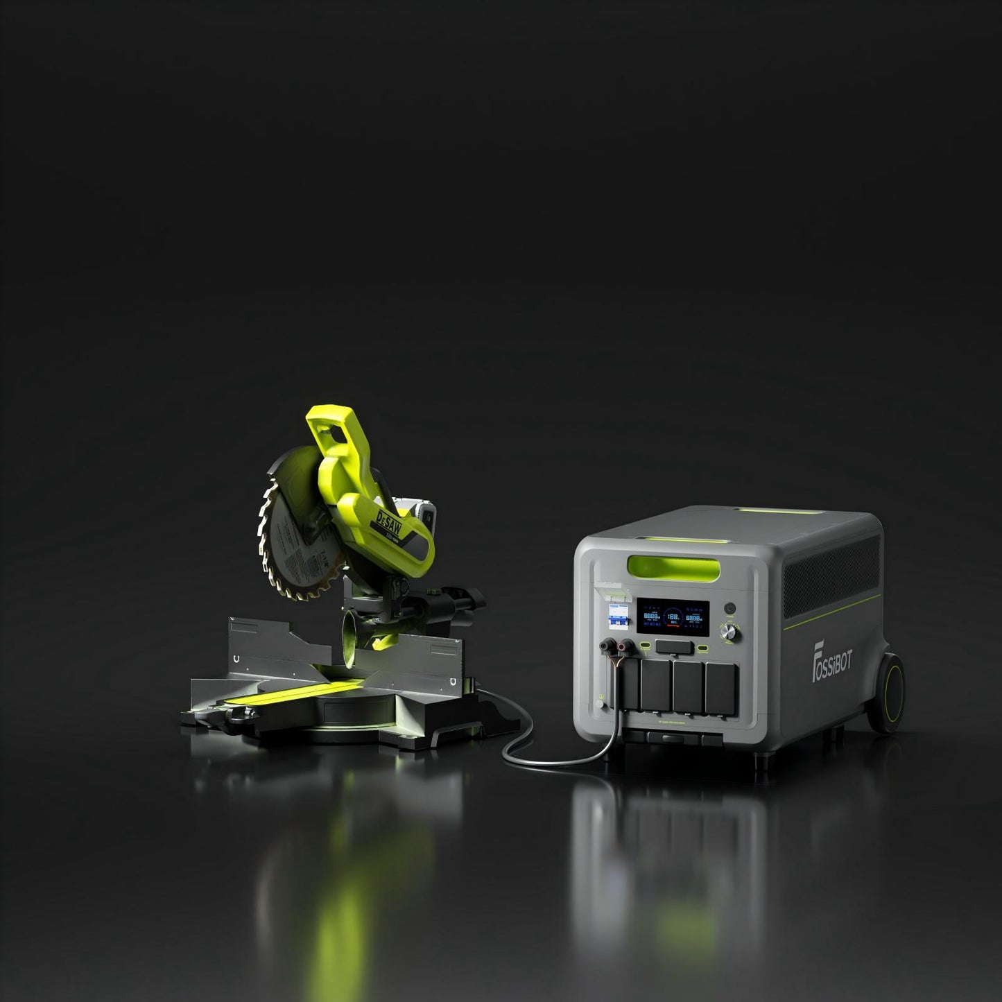 Fossibot F7200 Portable Power Station – 7200W AC | 5222Wh LiFePO4 Home Backup & Solar Generator