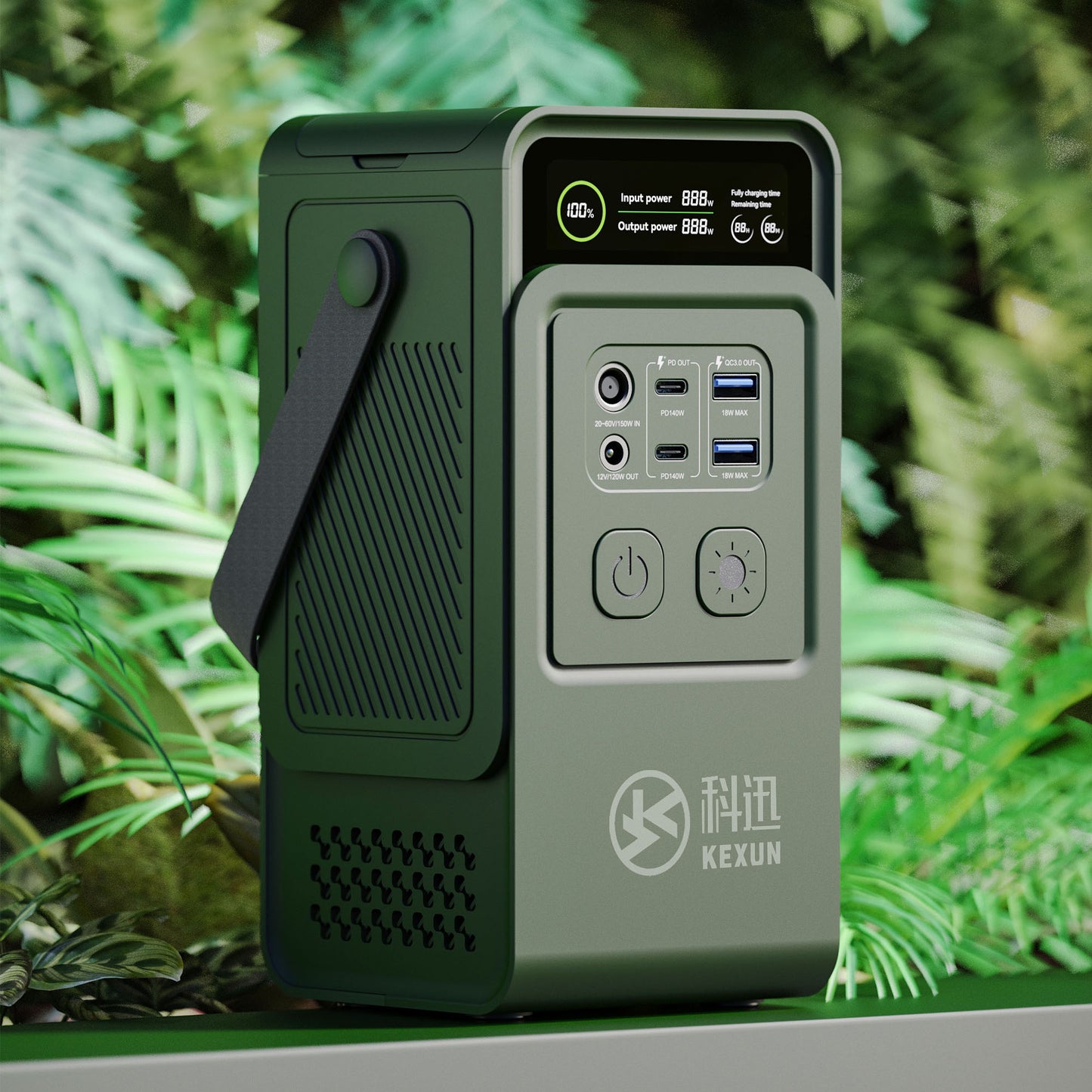 200W / 192Wh Portable Solar Generator Power Station (LiFePO4) — Off-Grid Emergency Backup