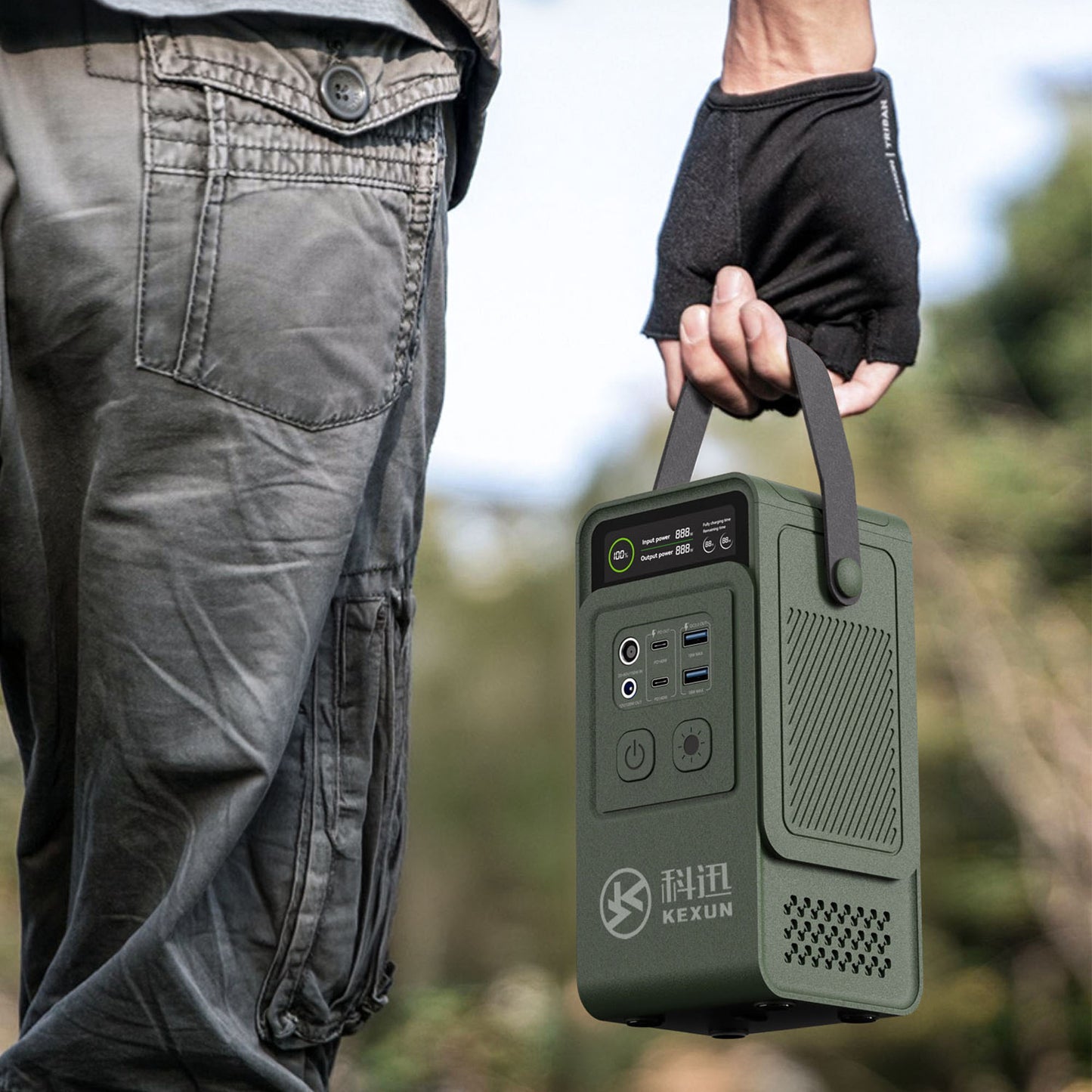 200W / 192Wh Portable Solar Generator Power Station (LiFePO4) — Off-Grid Emergency Backup