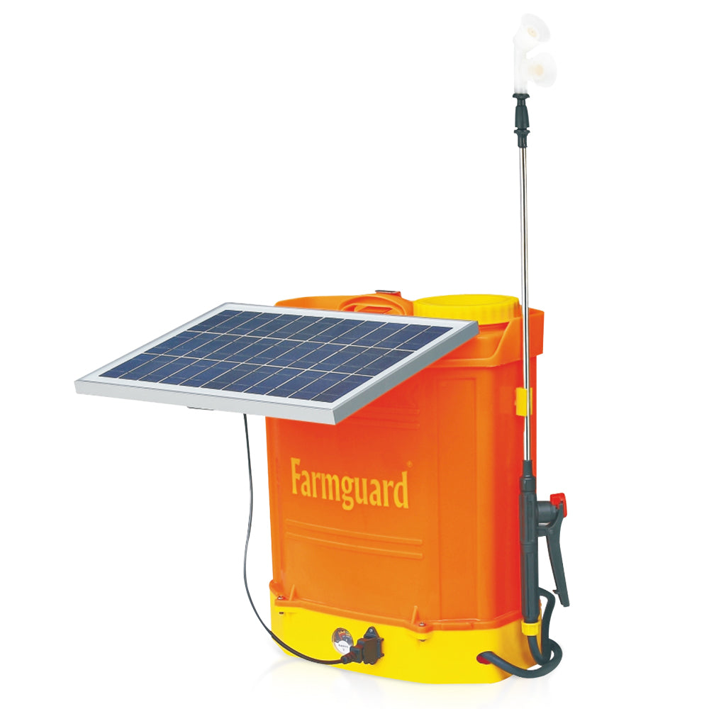 16L 2-in-1 Solar & Electric Rechargeable Backpack Agricultural Sprayer